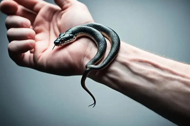 Complete Information Dream of a Snake Bite on Hand